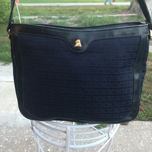 Mark Cross Signature Jacquard Leather Crossbody